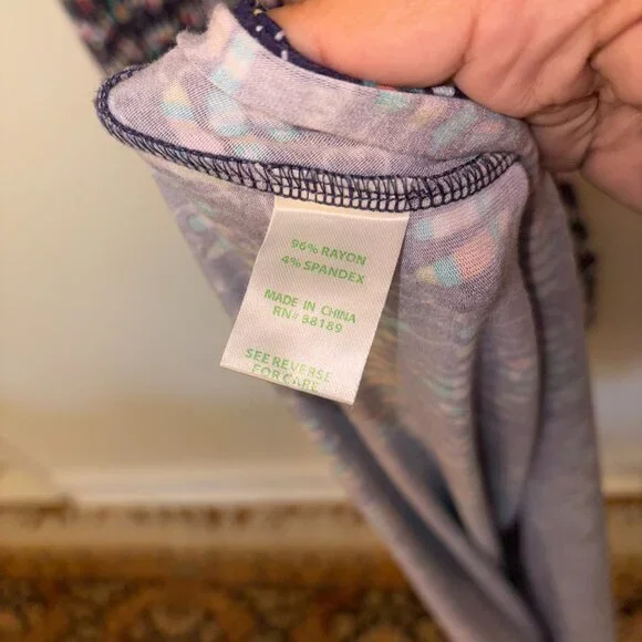 Lilly Pulitzer Sloane Maxi Dress in Oh Buoy - size Large - Strechy Soft Nautical - Picture 5 of 8